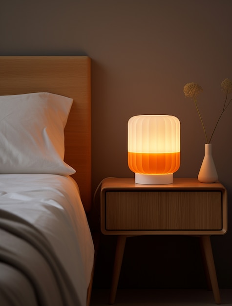 Lampka nocna do sypialni skutecznie poprawiająca komfort snu